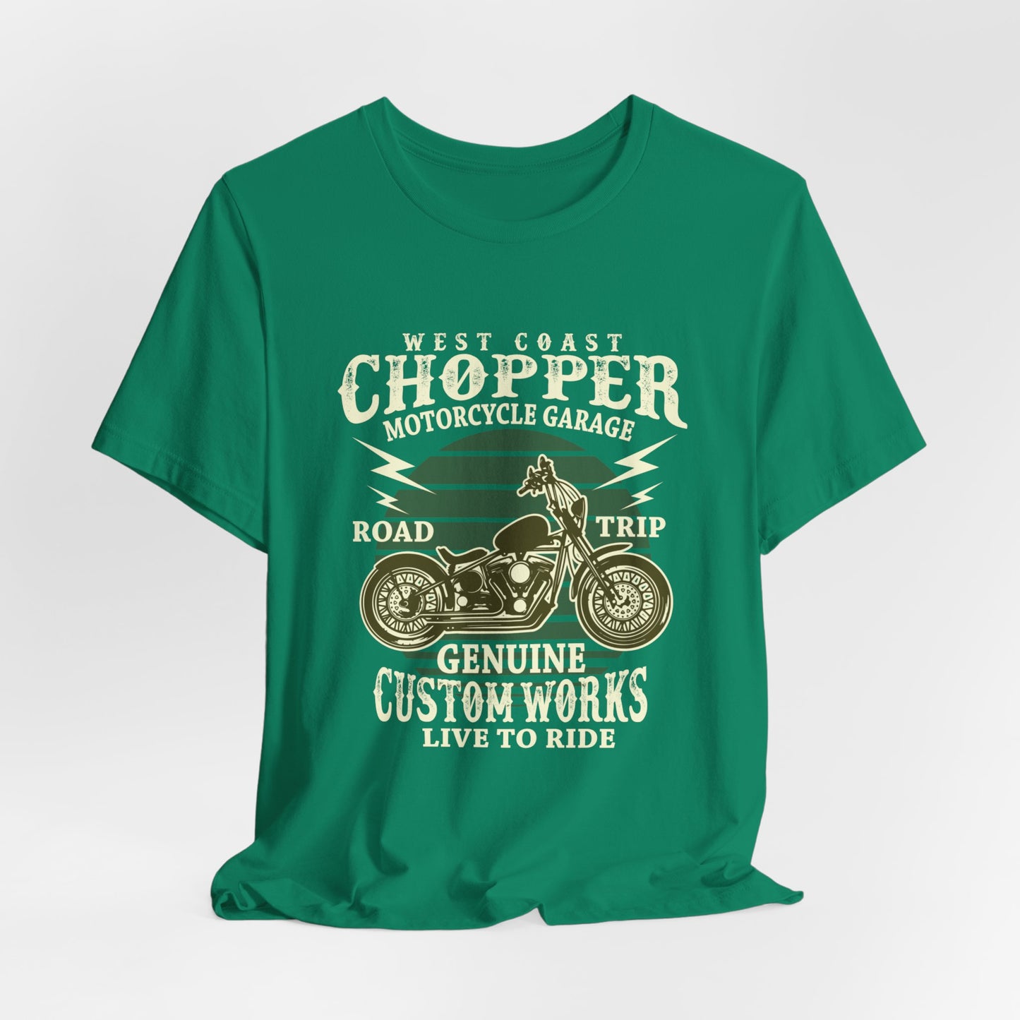 West Coast Chopper, Road Trip - Unisex Jersey Short Sleeve Tee