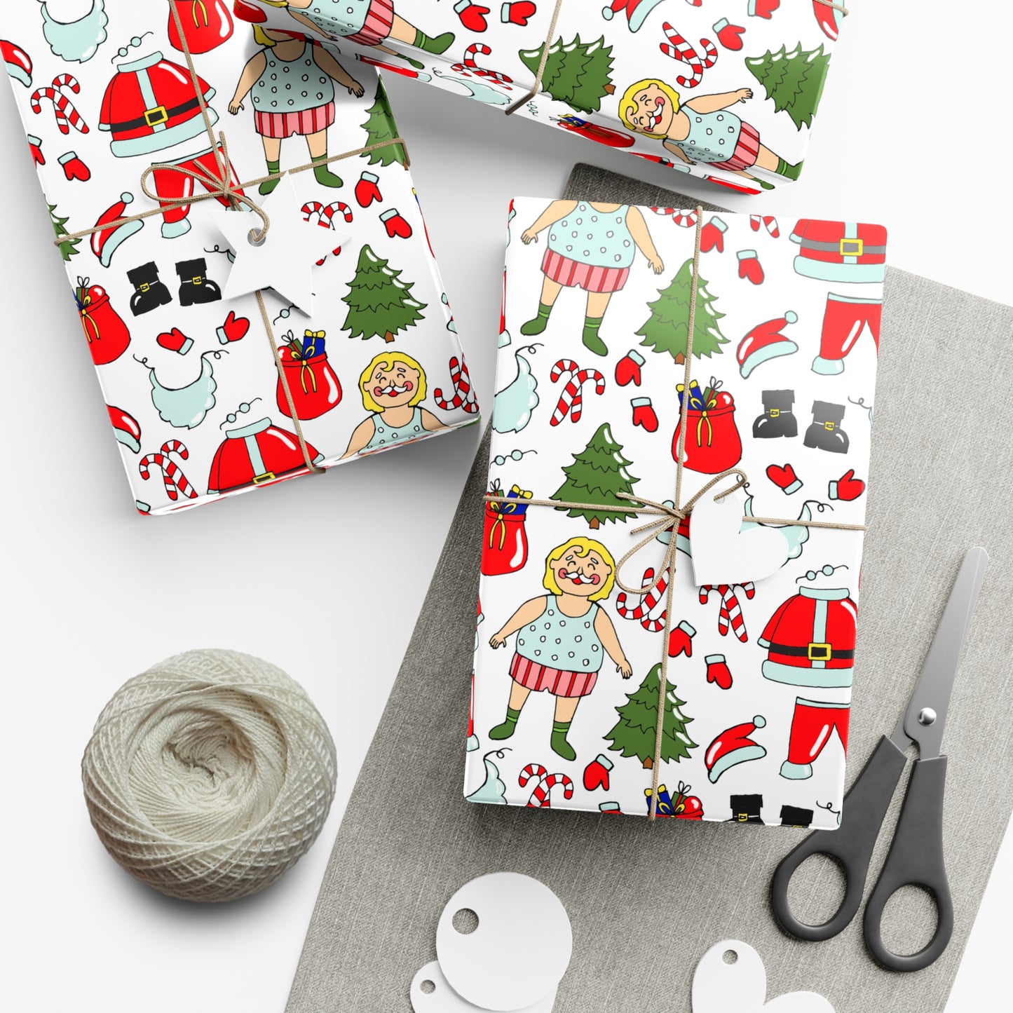 Merry Christmas - Gift Wrap Papers - 10103