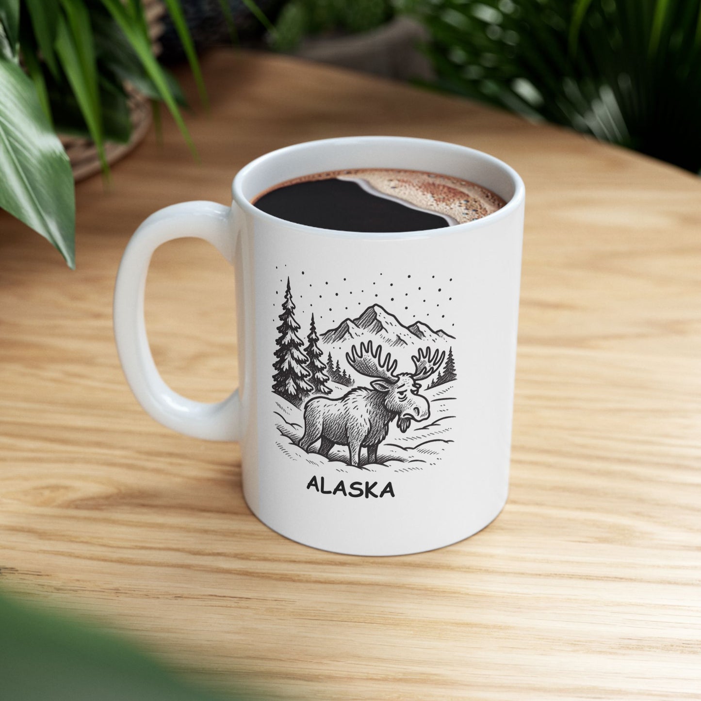 "In Alaska, winter is the other 7 months of the year." Ceramic Mug, 11/15oz - 12978