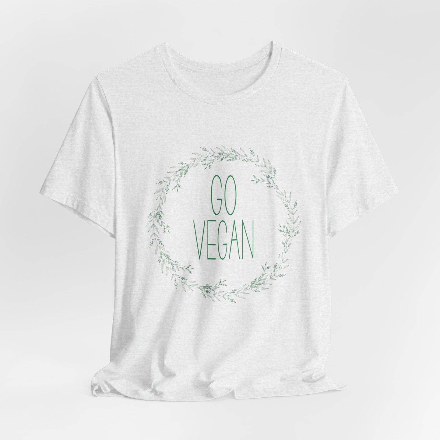 Go Vegan - Unisex Jersey Short Sleeve Tee