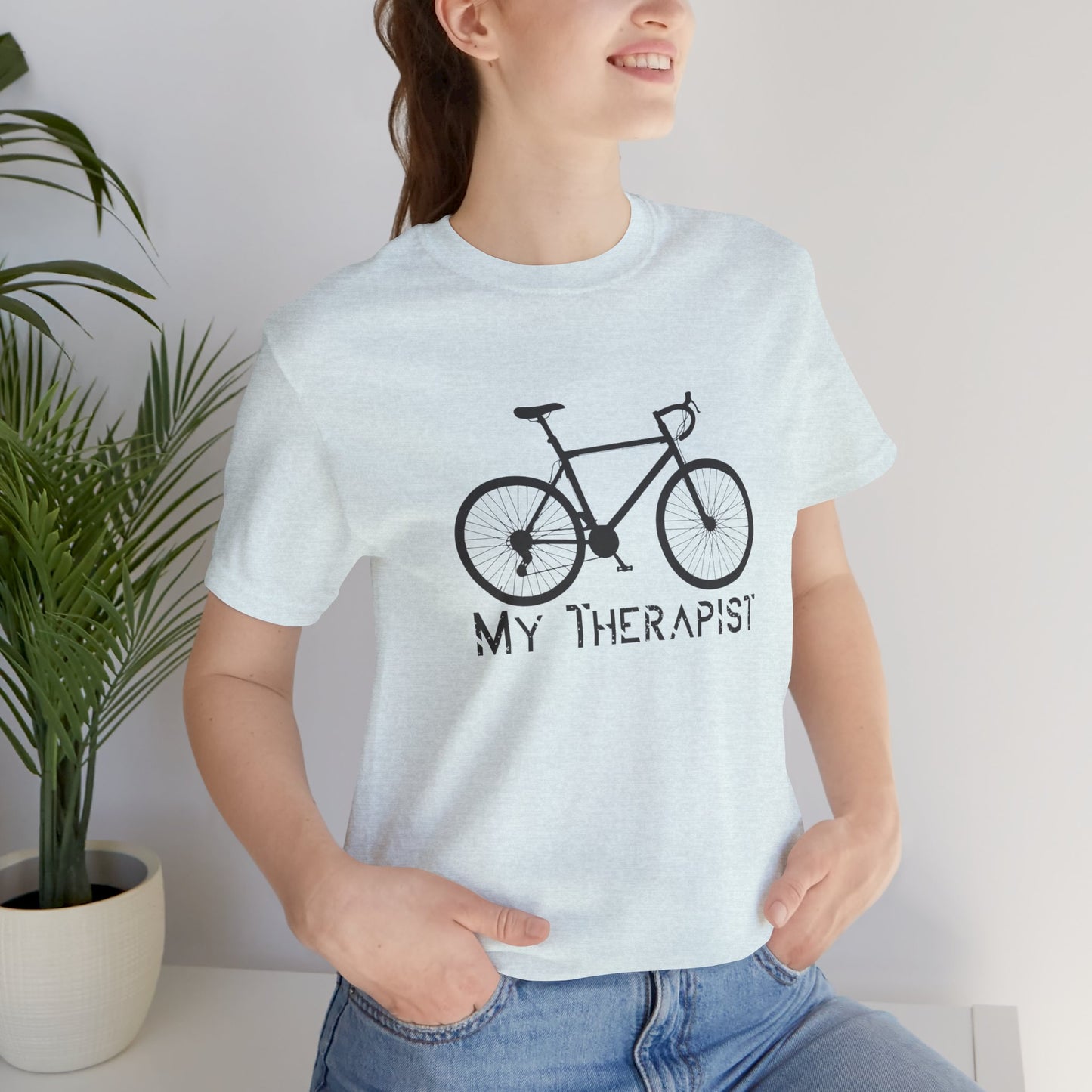 Bicycle: My Therapist - Unisex Jersey Short Sleeve Tee