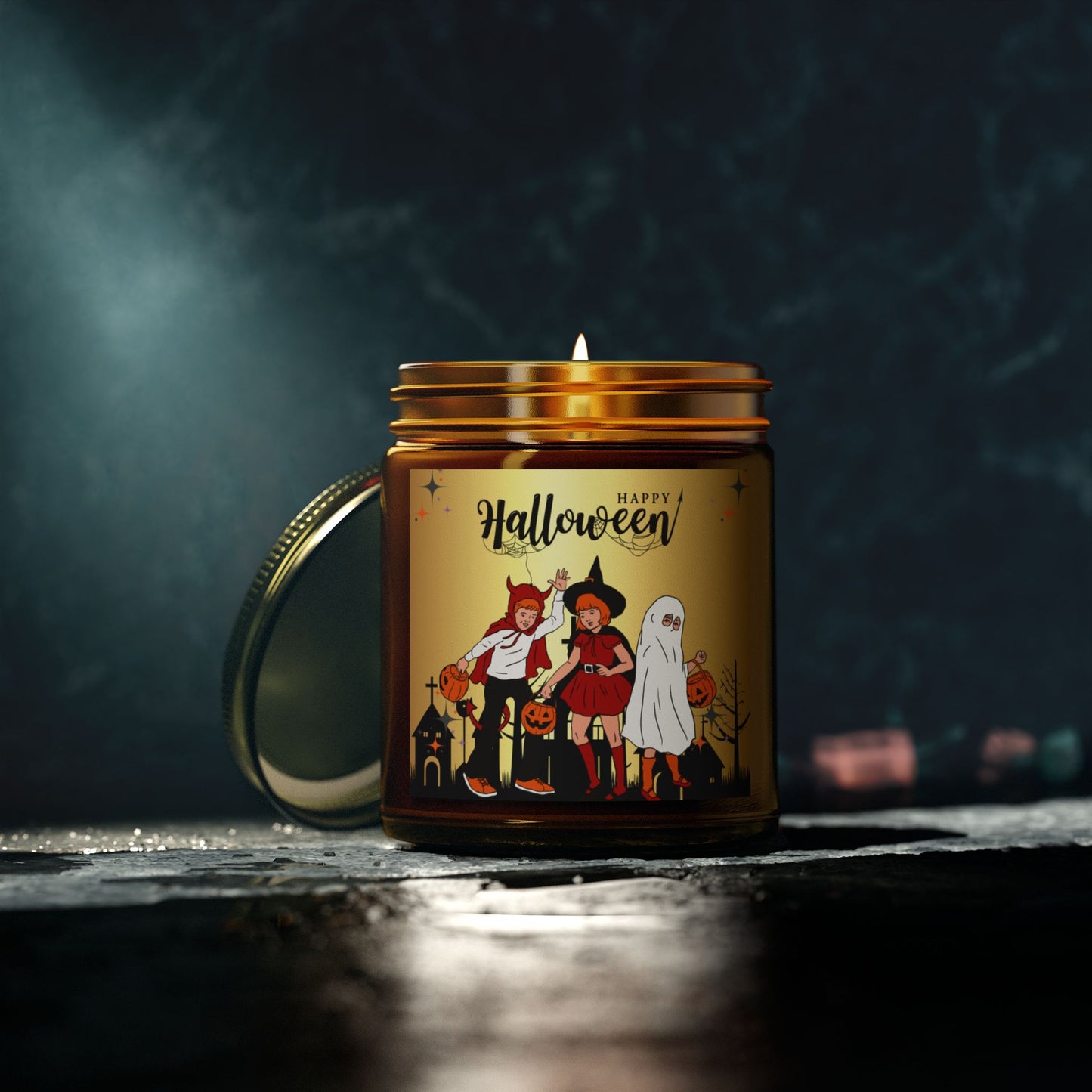 Kids, Happy Halloween - Coconut Apricot Wax (4oz, 9oz)