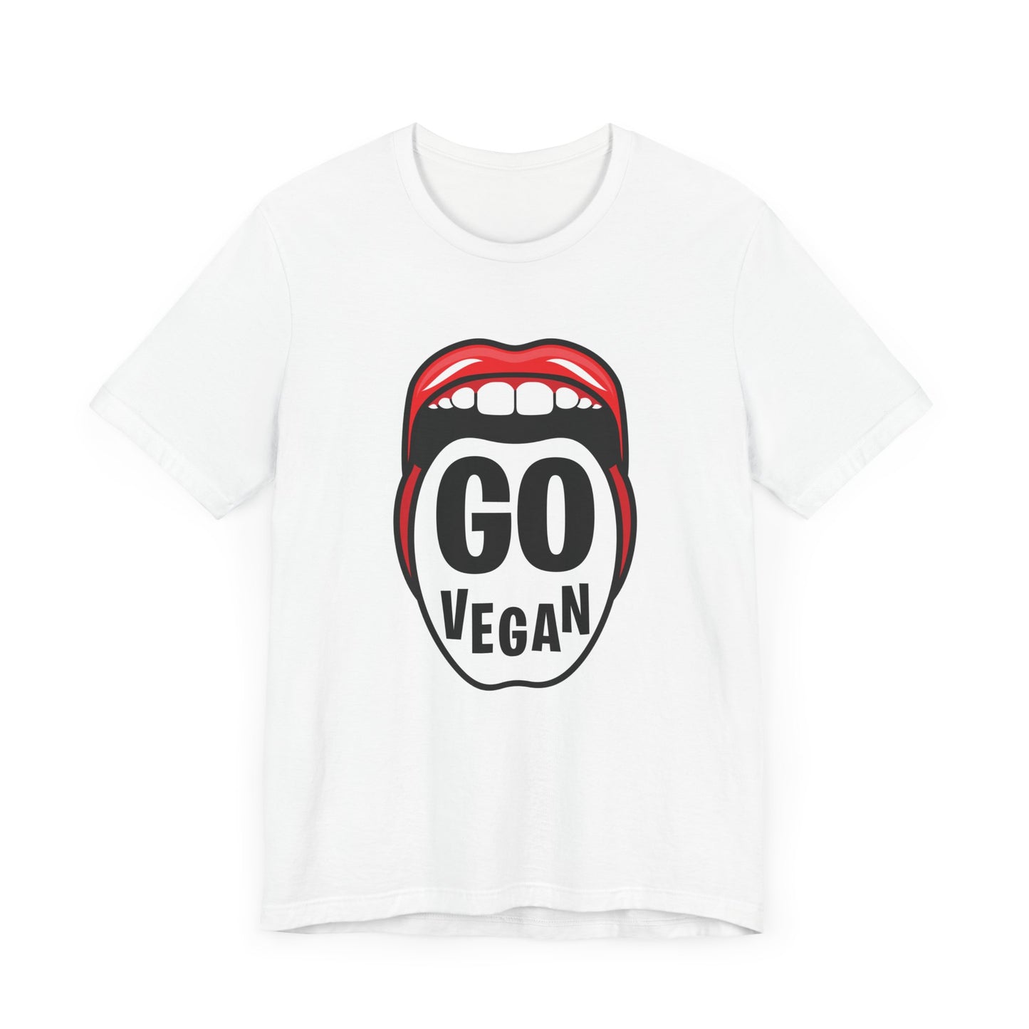 Go Vegan - Unisex Jersey Short Sleeve Tee