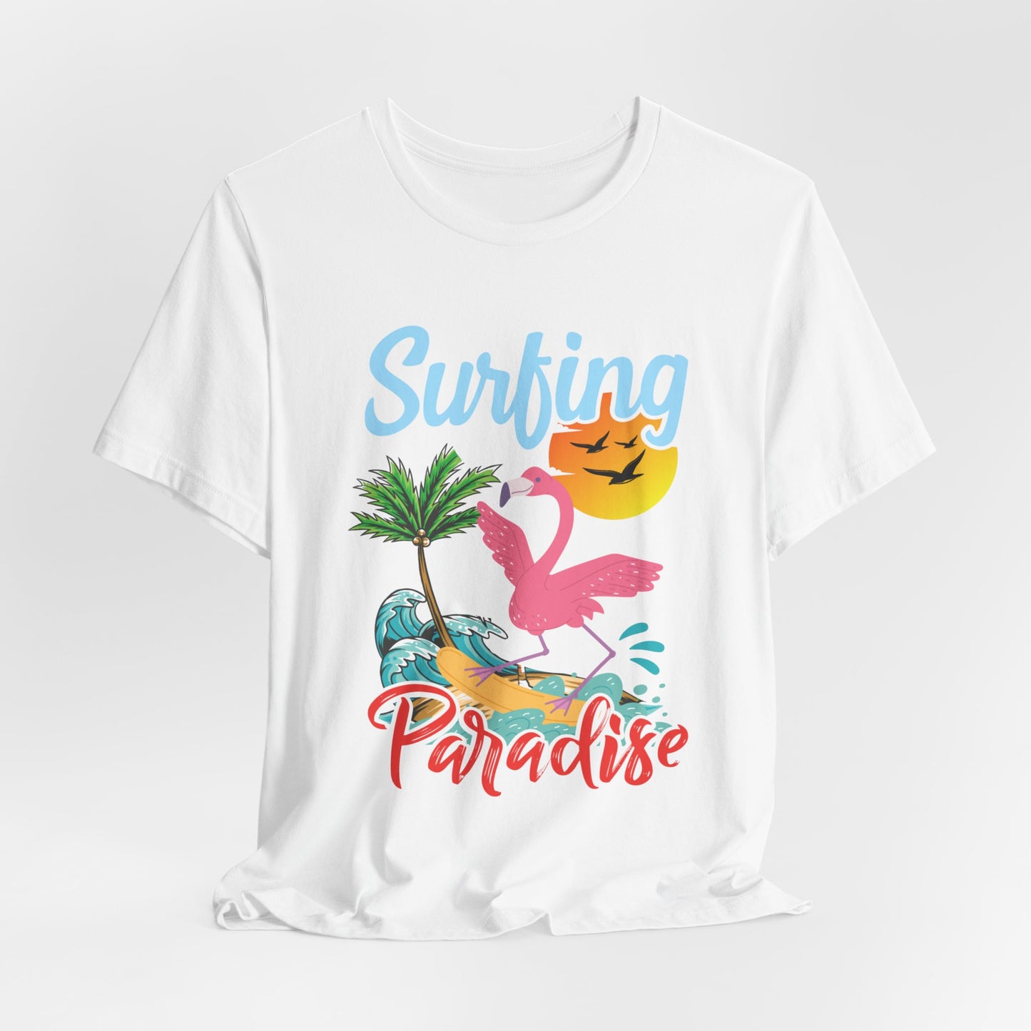 Surfing Paradise - Unisex Jersey Short Sleeve Tee - 13091