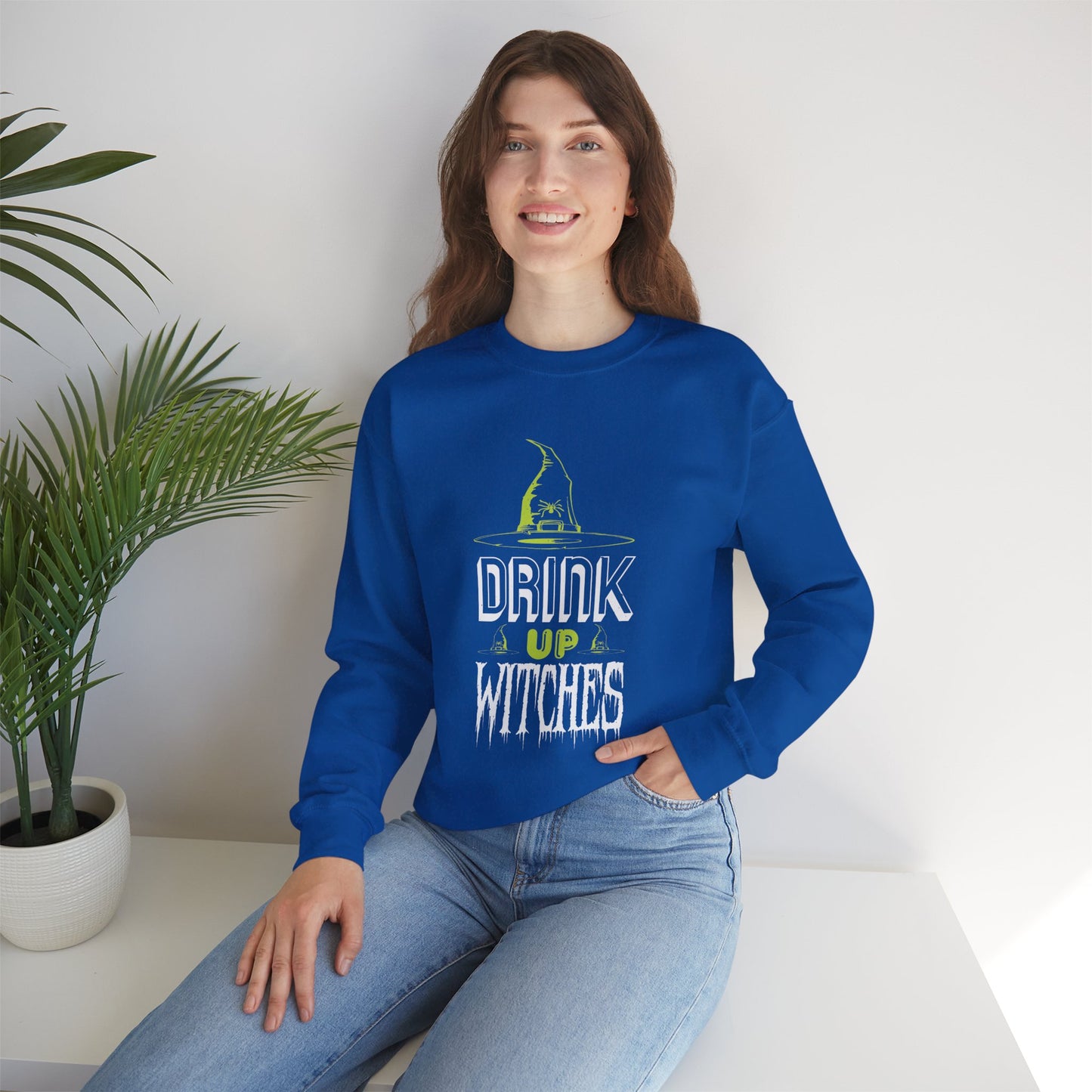 Drink Up Witches - Unisex Heavy Blend™ Crewneck Sweatshirt