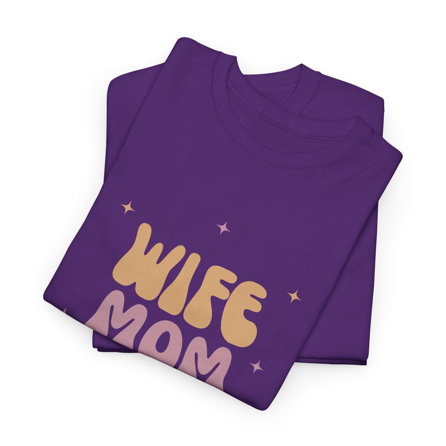 Wife Mom Friend Heavy Cotton Tee | Perfect Gift for Moms & Friends - 12462
