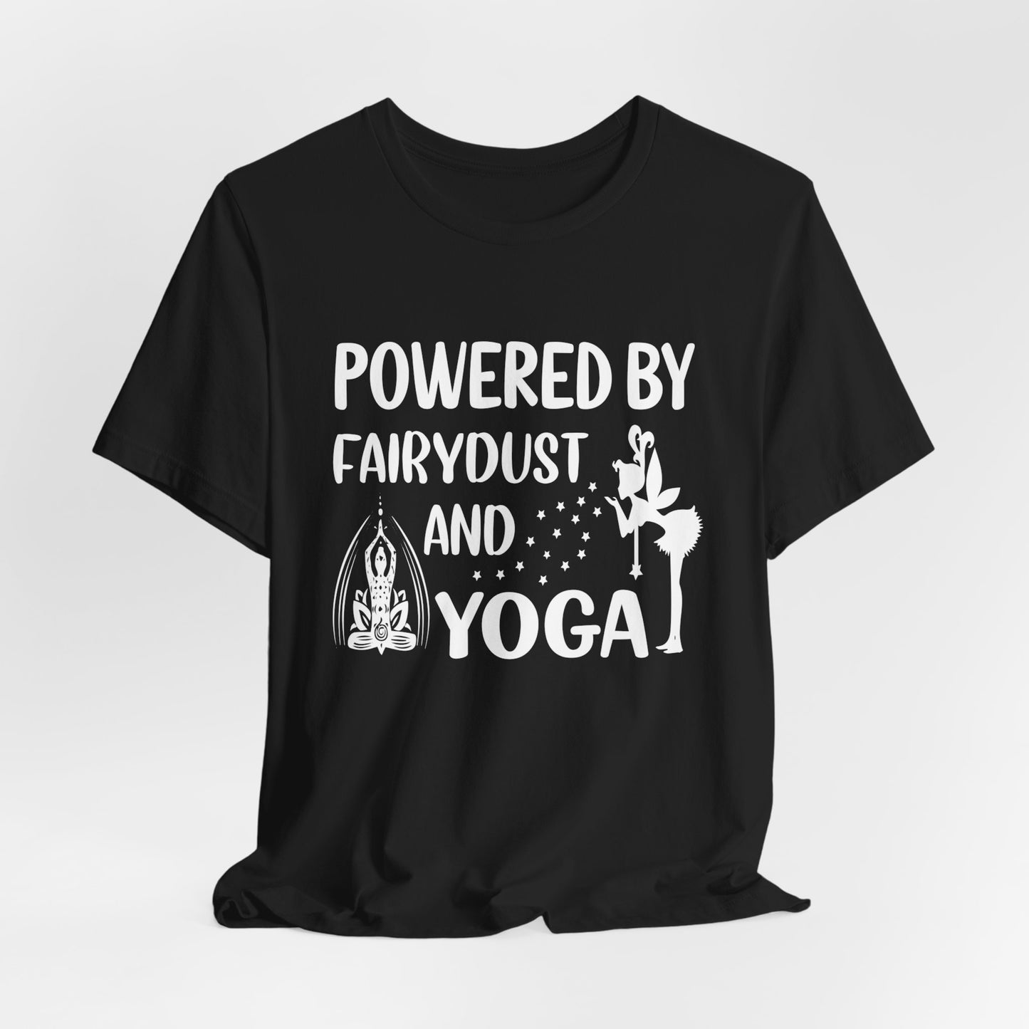 Powered By Fairydust & Yoga - Unisex Jersey Short Sleeve Tee