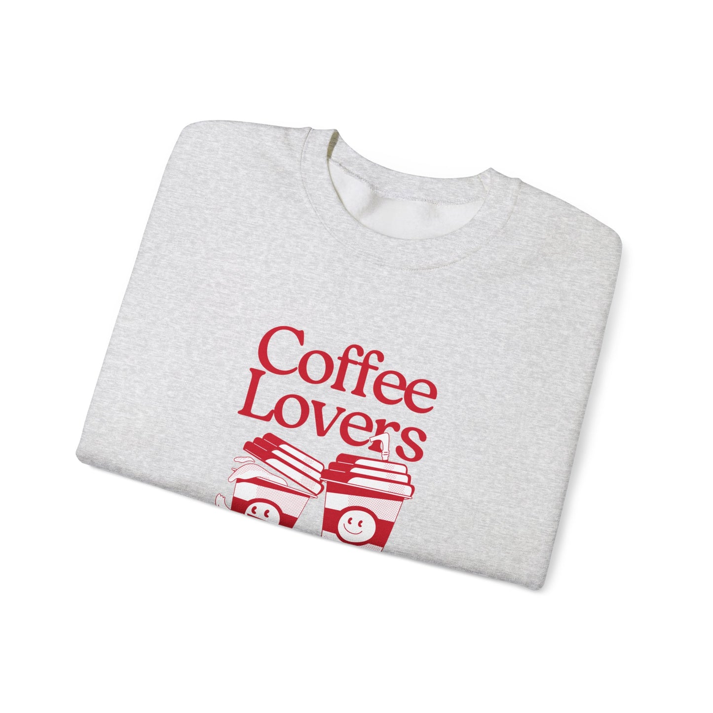 Coffee Lovers, More Love, Less Hate - Unisex Heavy Blend™ Crewneck Sweatshirt - 11313