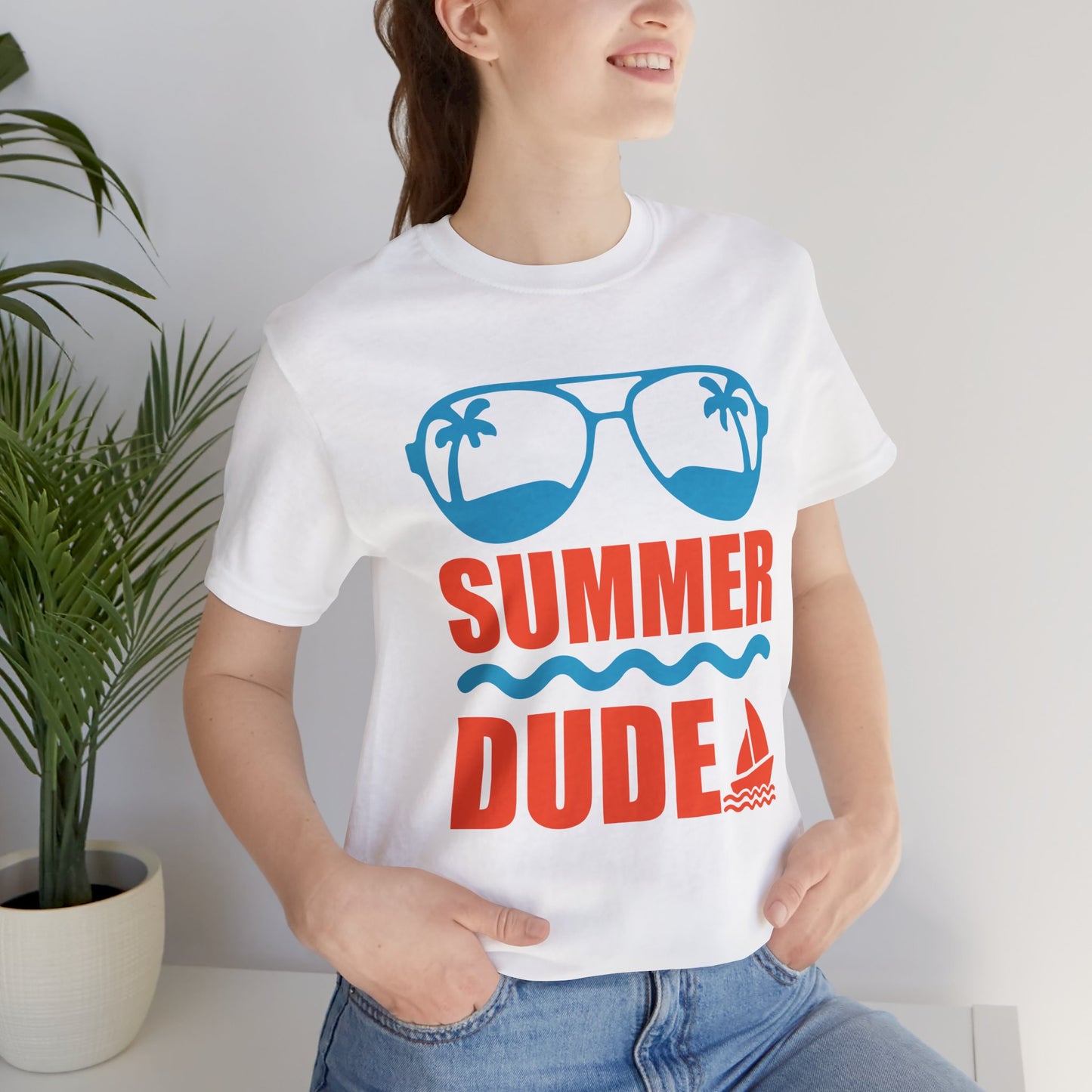 Summer Dude - Unisex Jersey Short Sleeve Tee - 13190