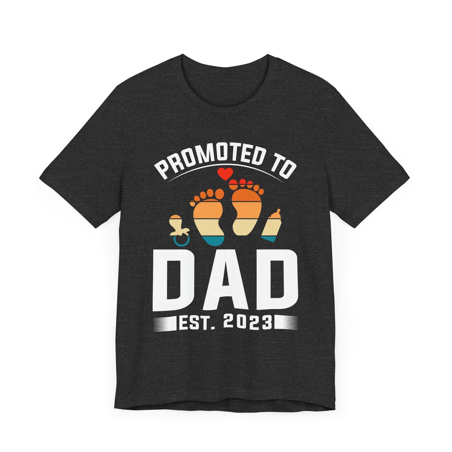 Promoted To Dad - Unisex Jersey Short Sleeve Tee - 13741