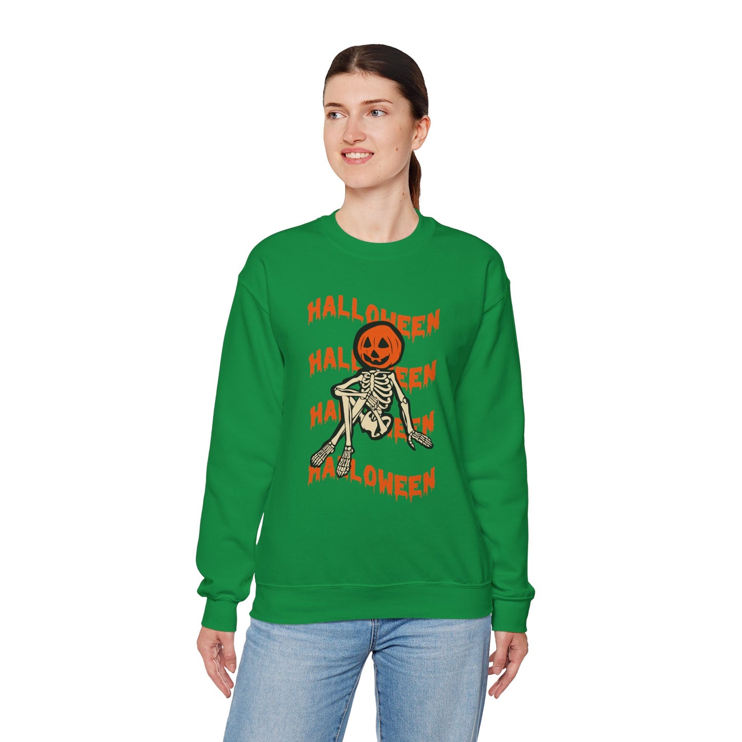 Halloween, Skeleton - Unisex Heavy Blend™ Crewneck Sweatshirt