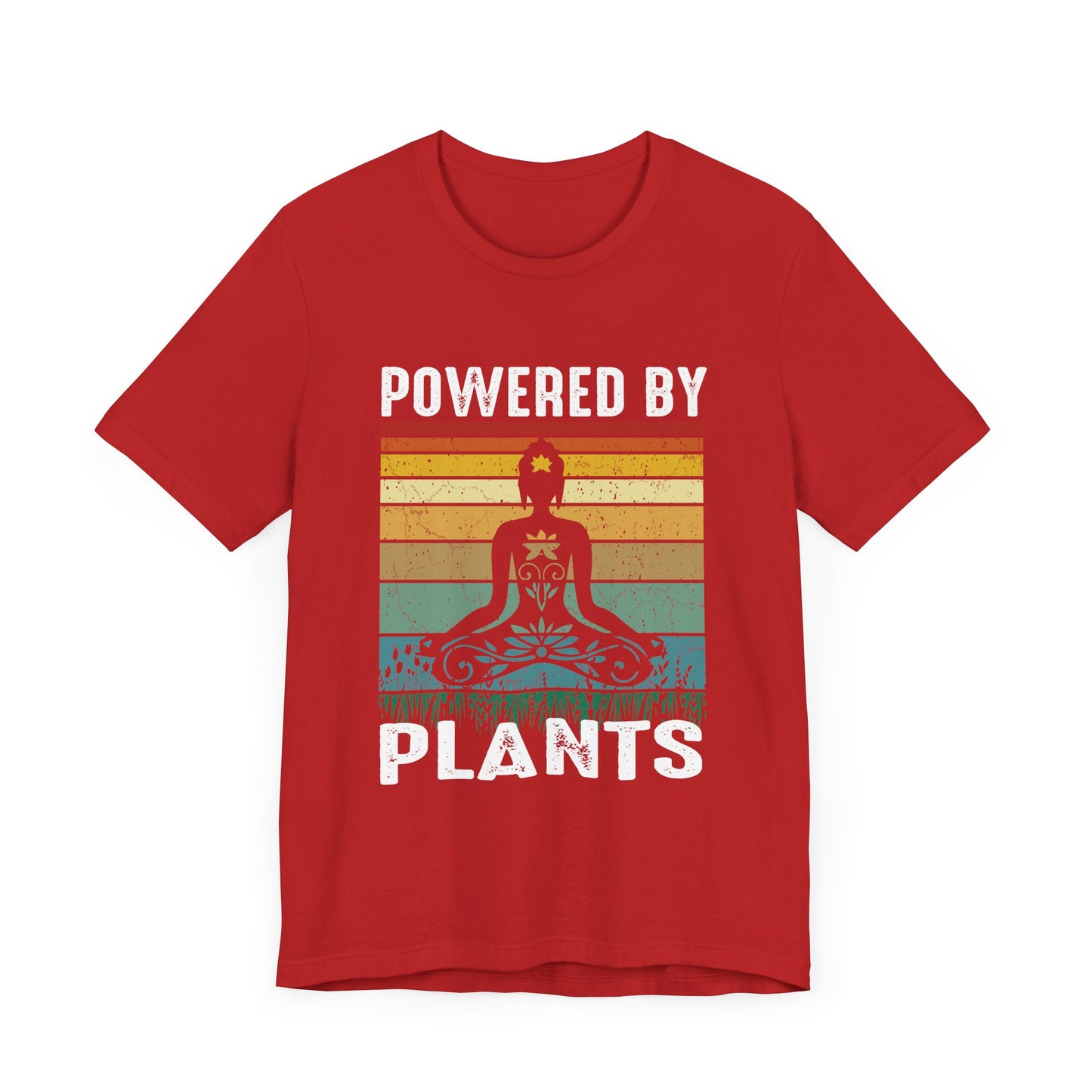 Yoga: Powered By Plants - Unisex Jersey Short Sleeve Tee - 12348