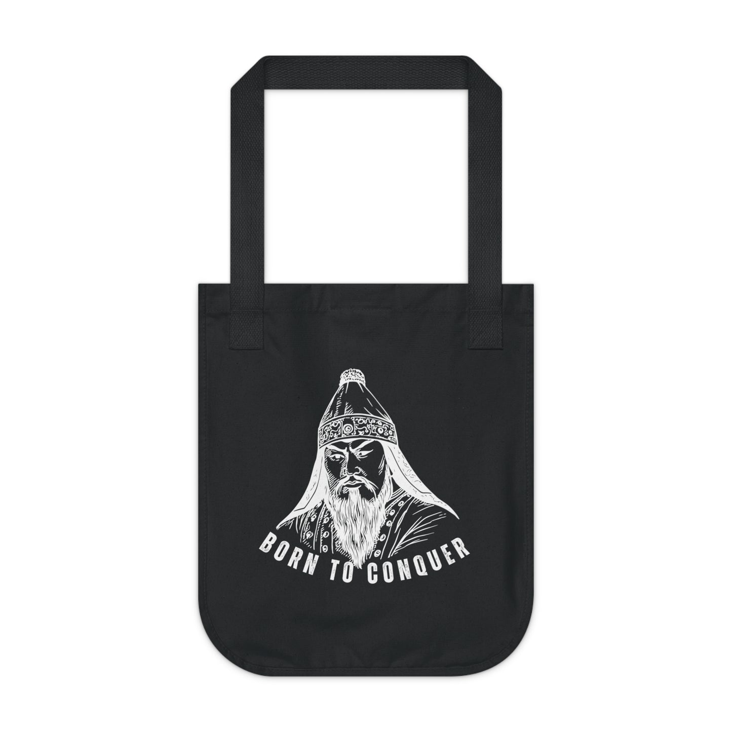 Born to Conquer Mongolia - Organic Canvas Tote Bag - 10378