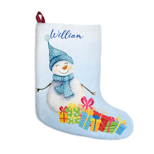 William, Baby Boy, Customizable - Christmas Stockings - 10105