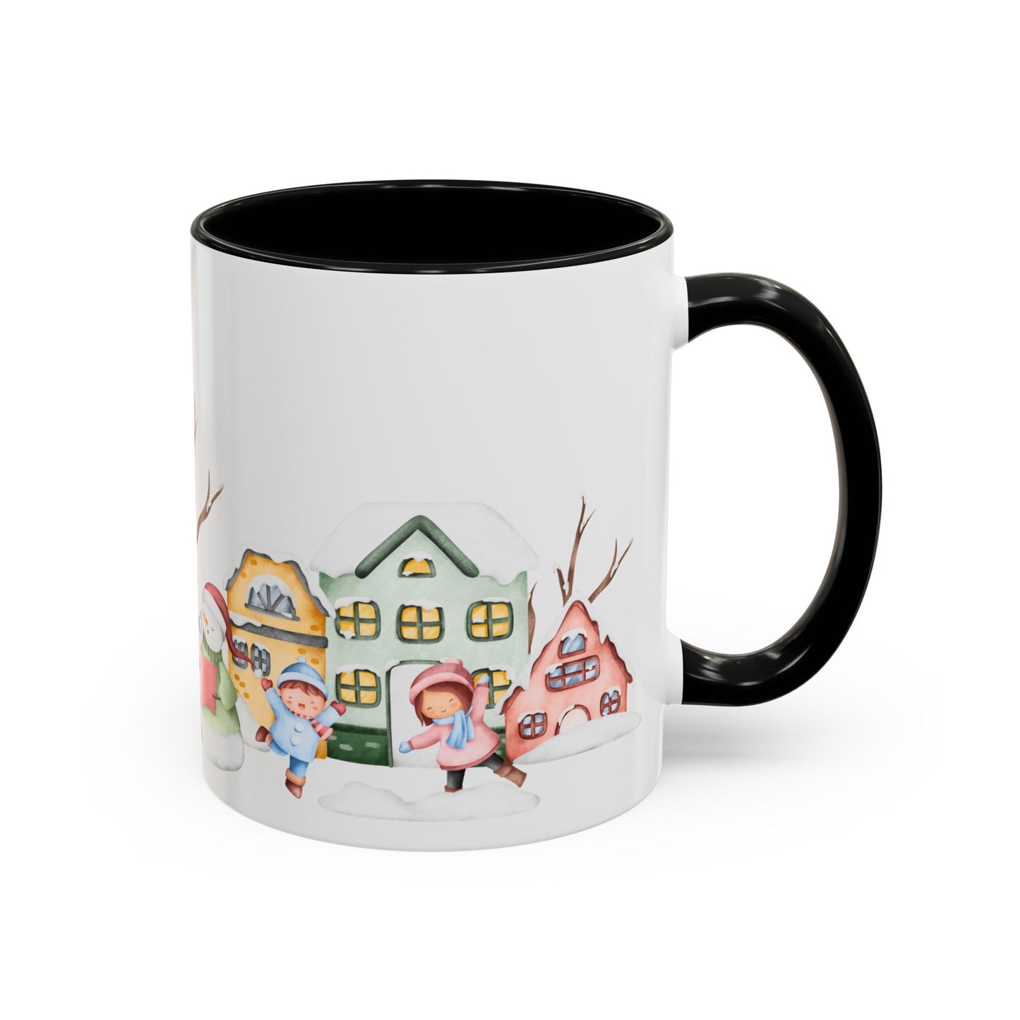 Winter Day, Outdoor - Accent Coffee Mug (11, 15oz) - 10455