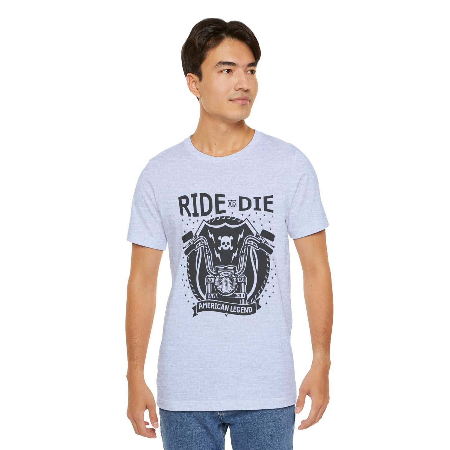 Ride or Die, American Legend - Unisex Jersey Short Sleeve Tee - 13261