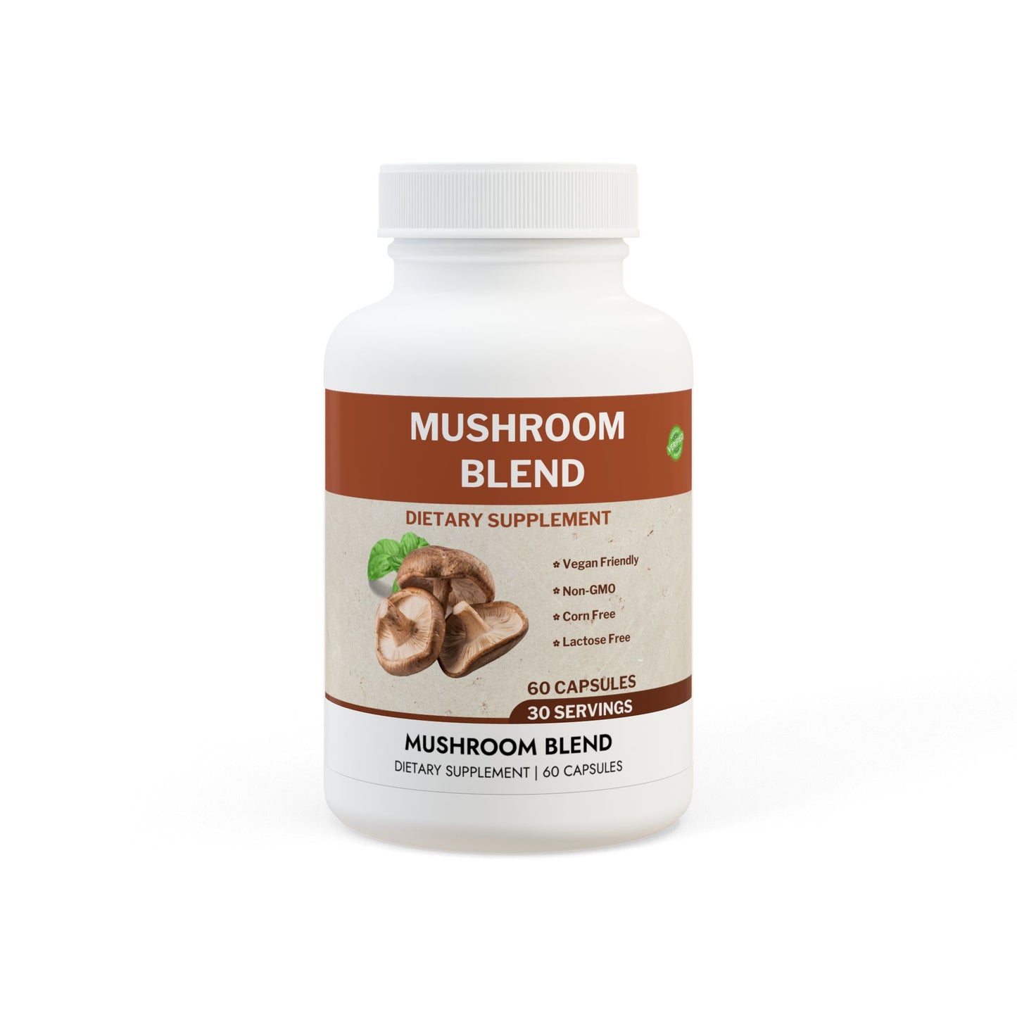 Mushroom Blend Supplement (60 Capsules) - 11992