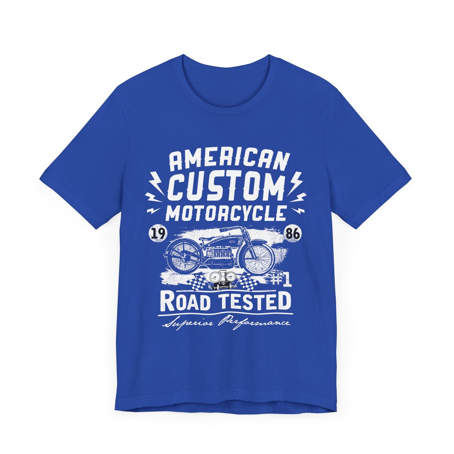 American Custom Motorcycle - Unisex Jersey Short Sleeve Tee - 13402