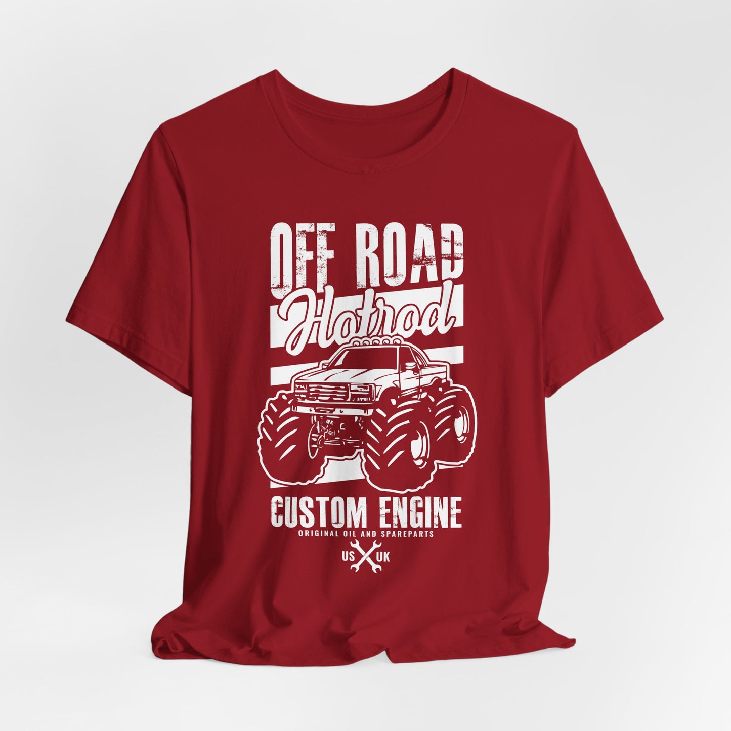 Off Road Hotrod, Custom Engine - Unisex Jersey Short Sleeve Tee - 13010