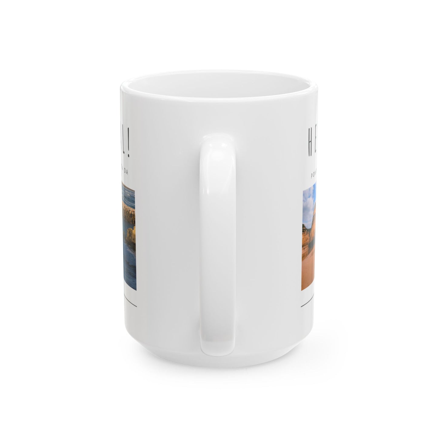 Hello, Lagos, Portugal Scenic Ceramic Mug - Perfect for Coffee Lovers - 12100
