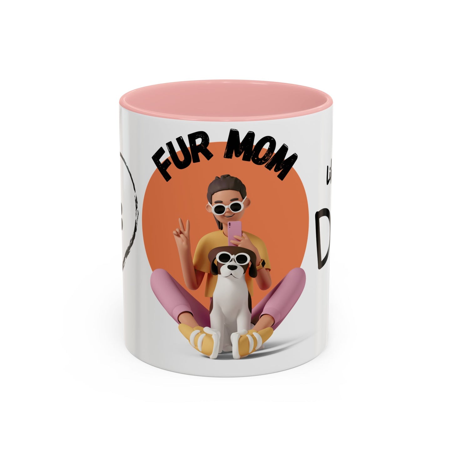 Fur Mom - Accent Coffee Mug (11, 15oz)