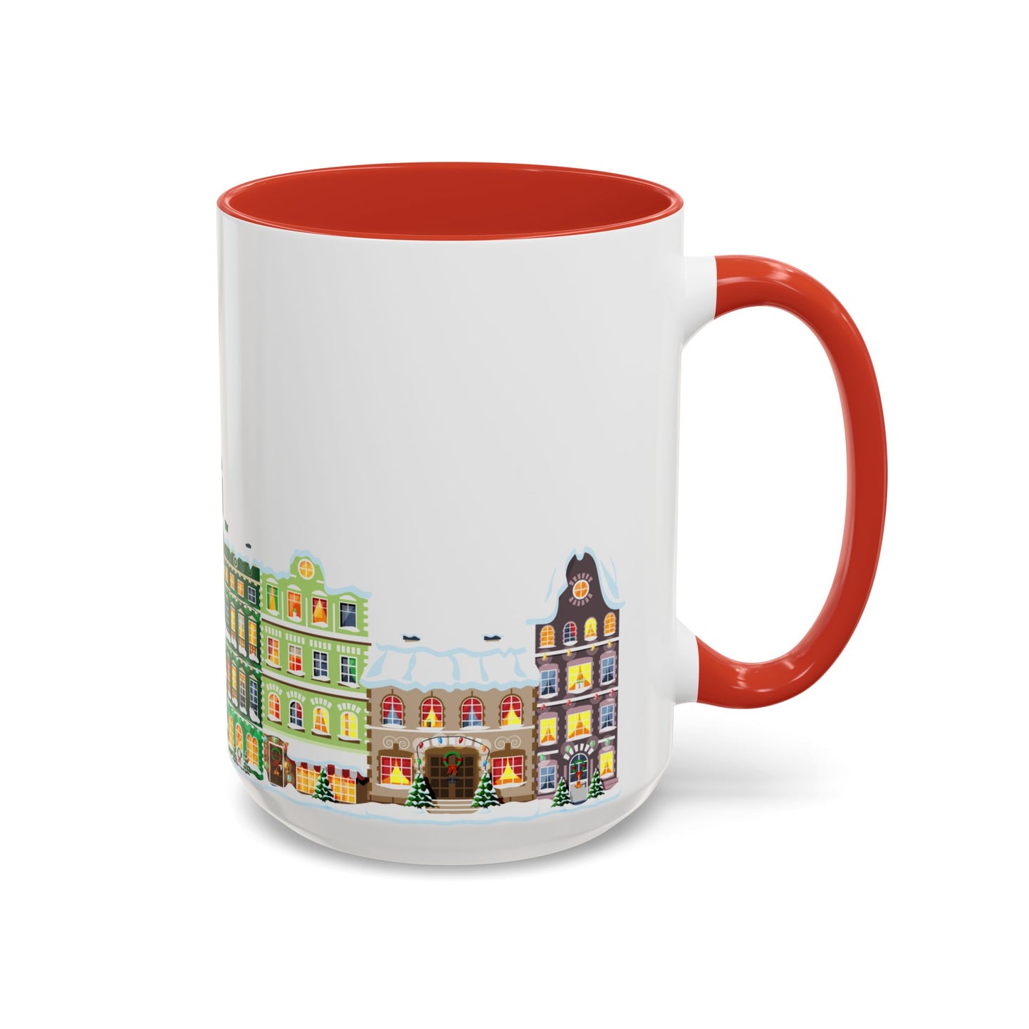 Christmas Houses - Accent Coffee Mug (11, 15oz) - 10438