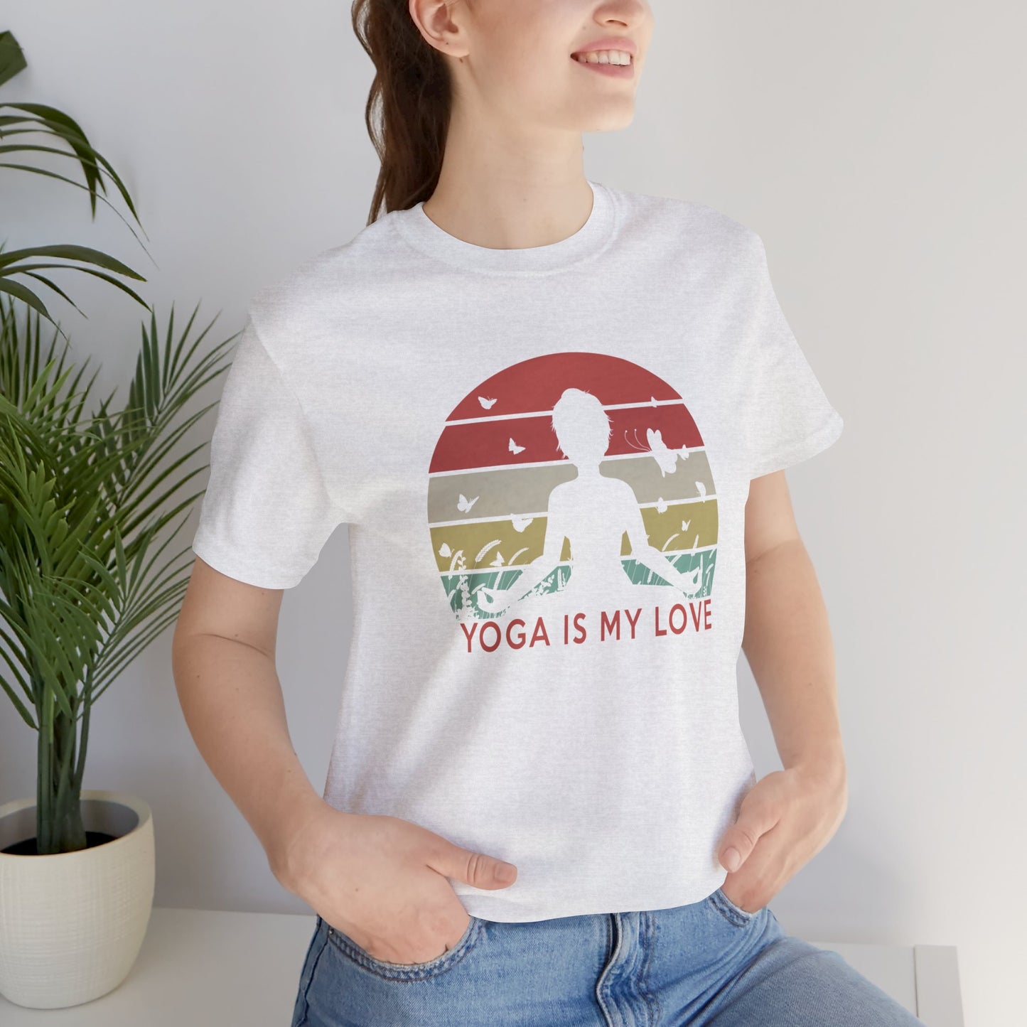 Yoga Is My Love - Unisex Jersey Short Sleeve Tee