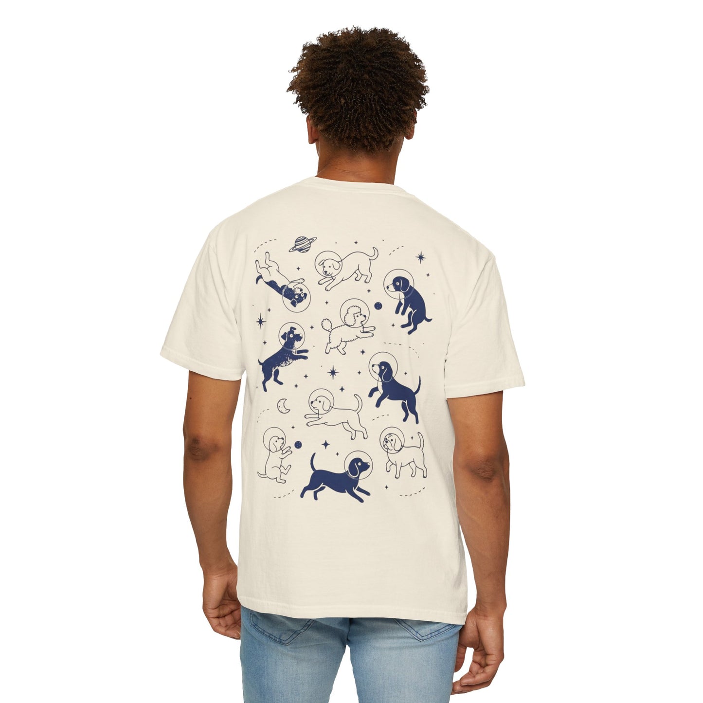 Space Dogs T-Shirt – Cute Astronaut Dog Graphic Tee for Dog Lovers - 14680