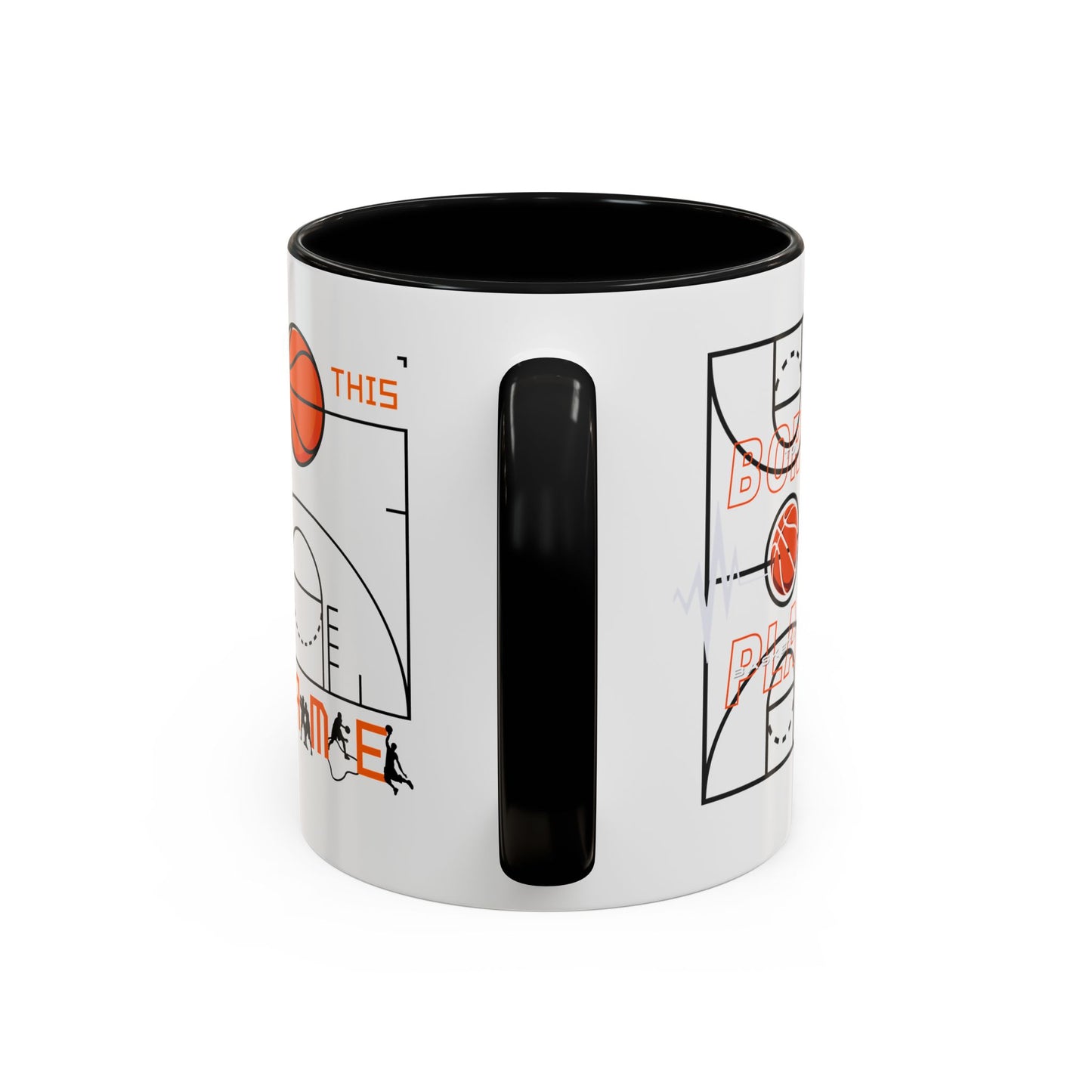 Basketball - Accent Coffee Mug (11, 15oz) - 10715