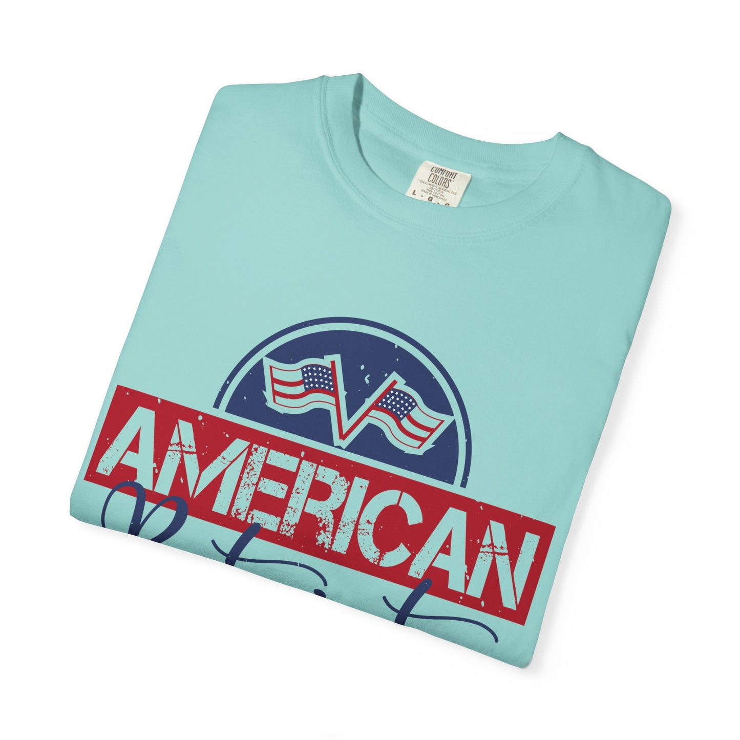 American Patriot Garment-Dyed T-Shirt, USA Pride Tee, 4th of July Shirt, Americana Apparel, Unisex Casual Wear - 13813