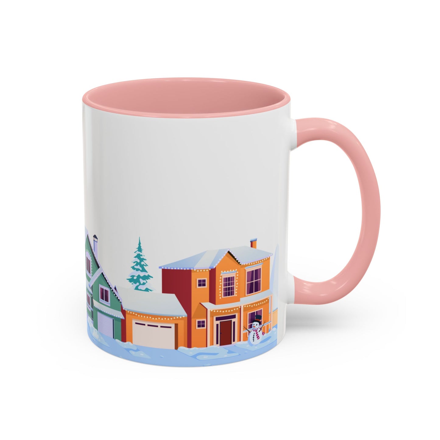 Winter Houses - Accent Coffee Mug (11, 15oz) - 10441