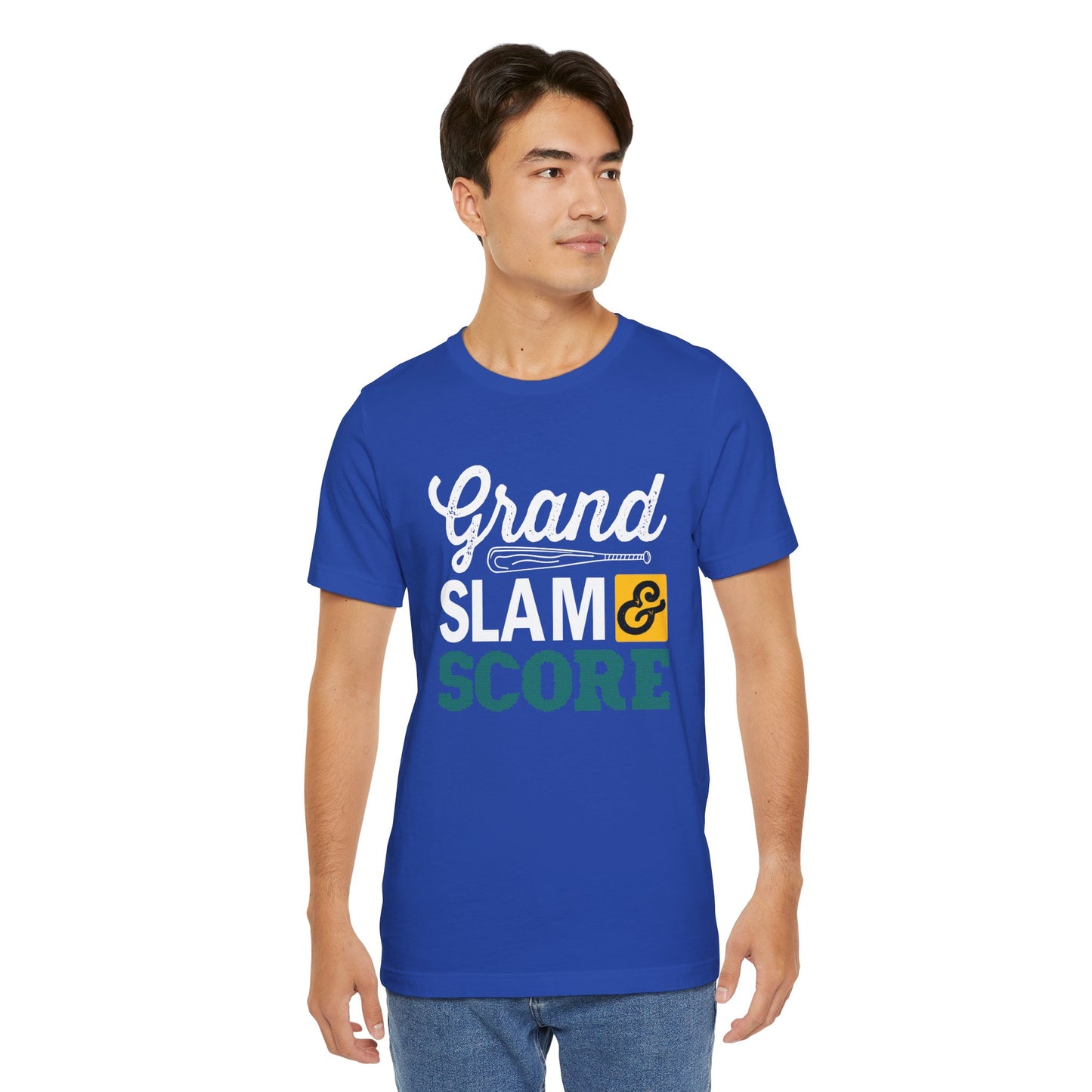 Baseball: Grand Slam & Score - Unisex Jersey Short Sleeve Tee