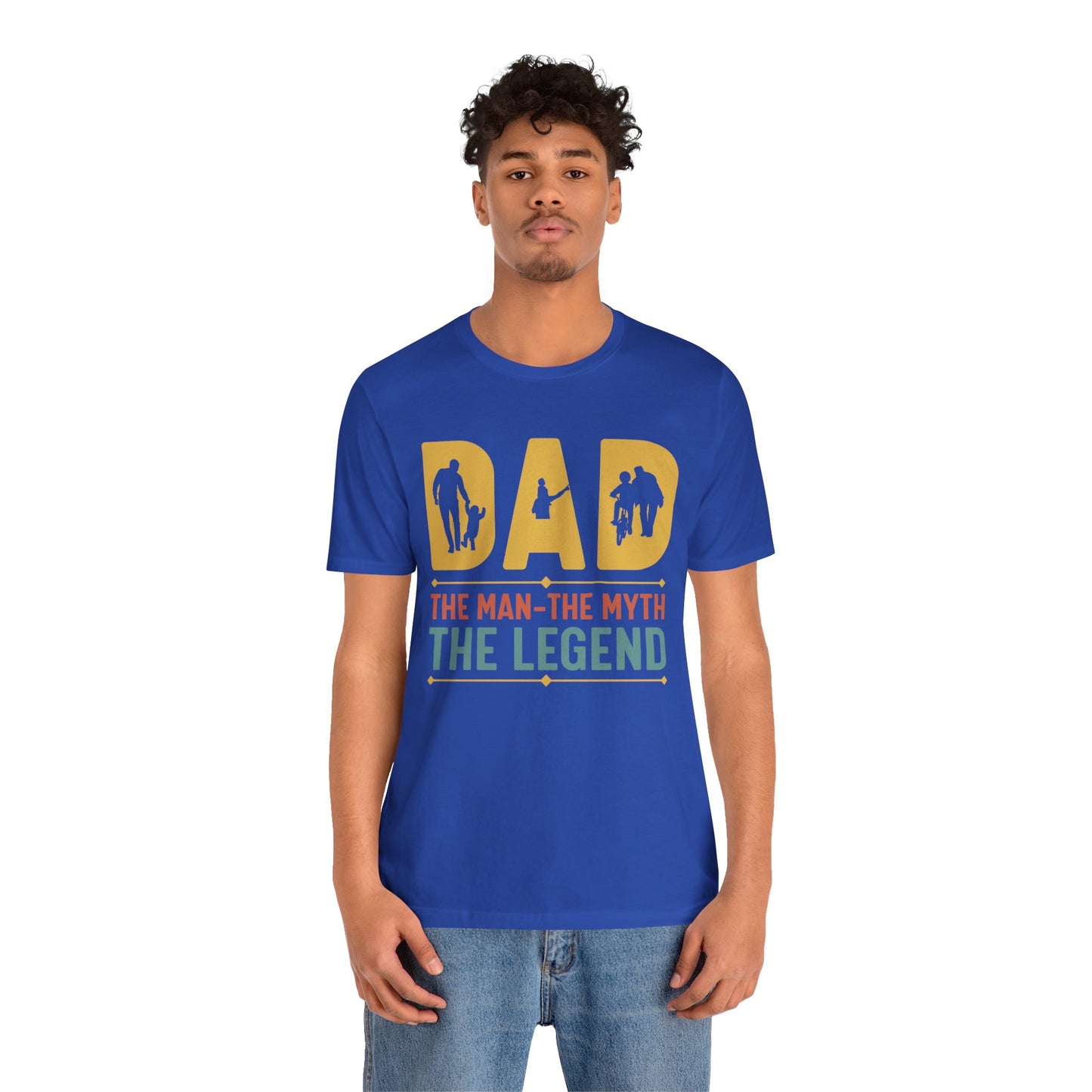 Dad, The Man, The Myth, The Legend - Unisex Jersey Short Sleeve Tee