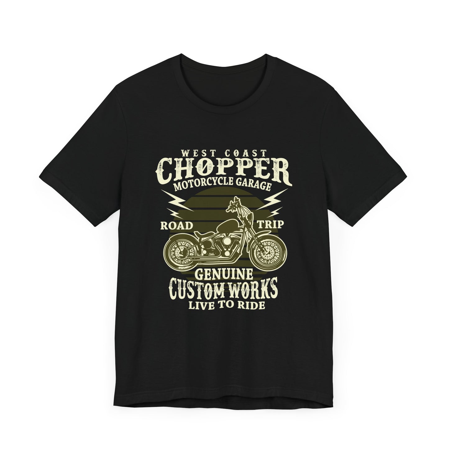 West Coast Chopper, Road Trip - Unisex Jersey Short Sleeve Tee