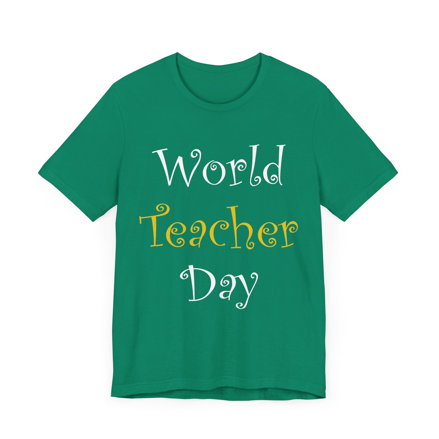 World Teacher Day - Unisex Jersey Short Sleeve Tee