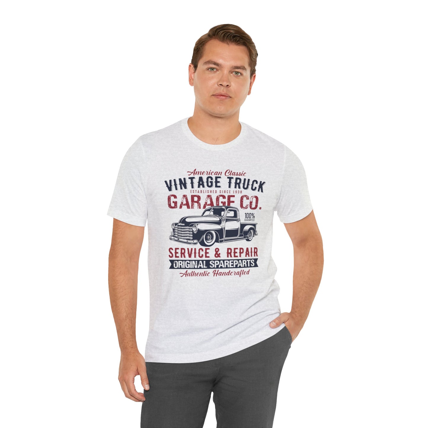 American Classic Vintage Truck - Unisex Jersey Short Sleeve Tee - 12611