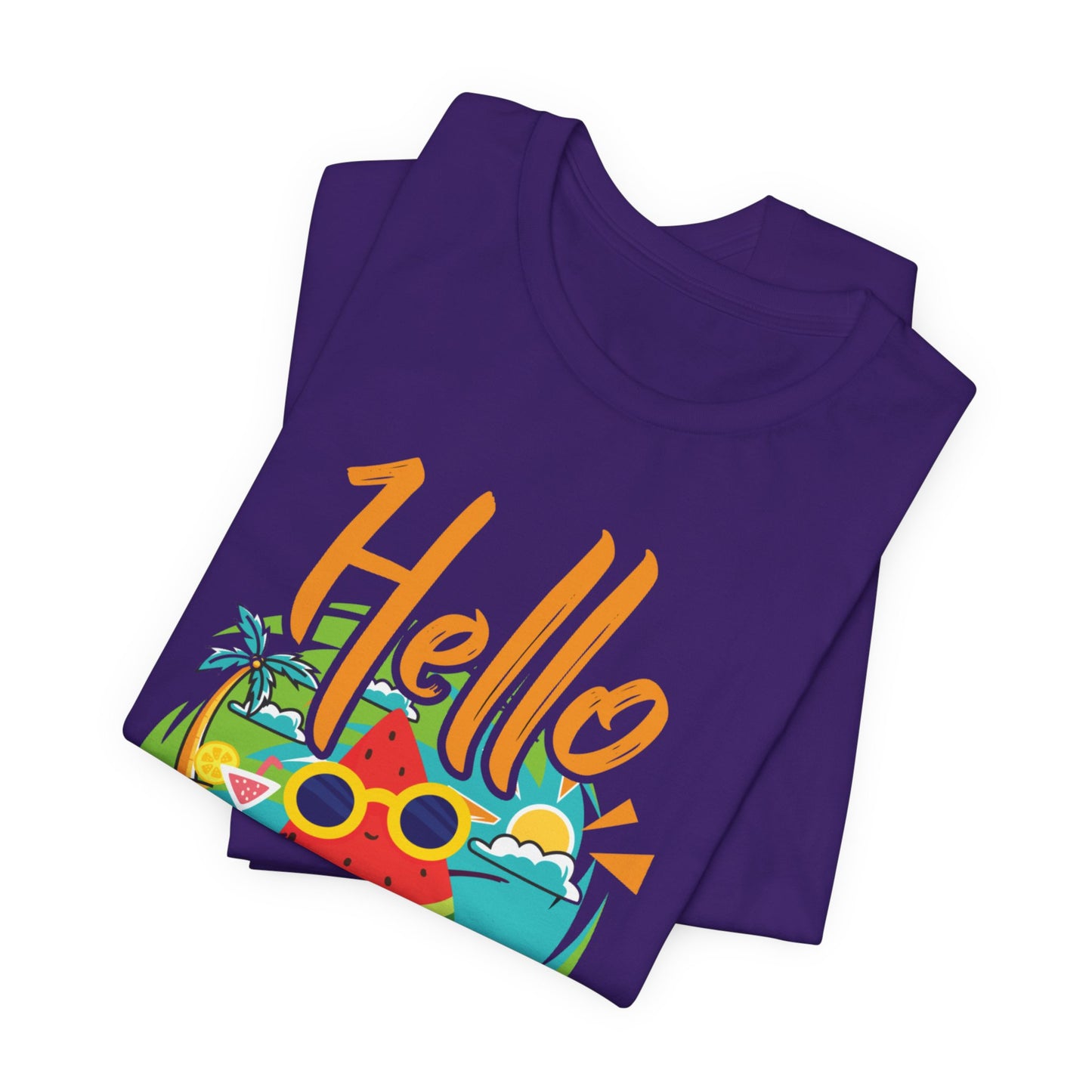 Hello Summer - Unisex Jersey Short Sleeve Tee - 13089