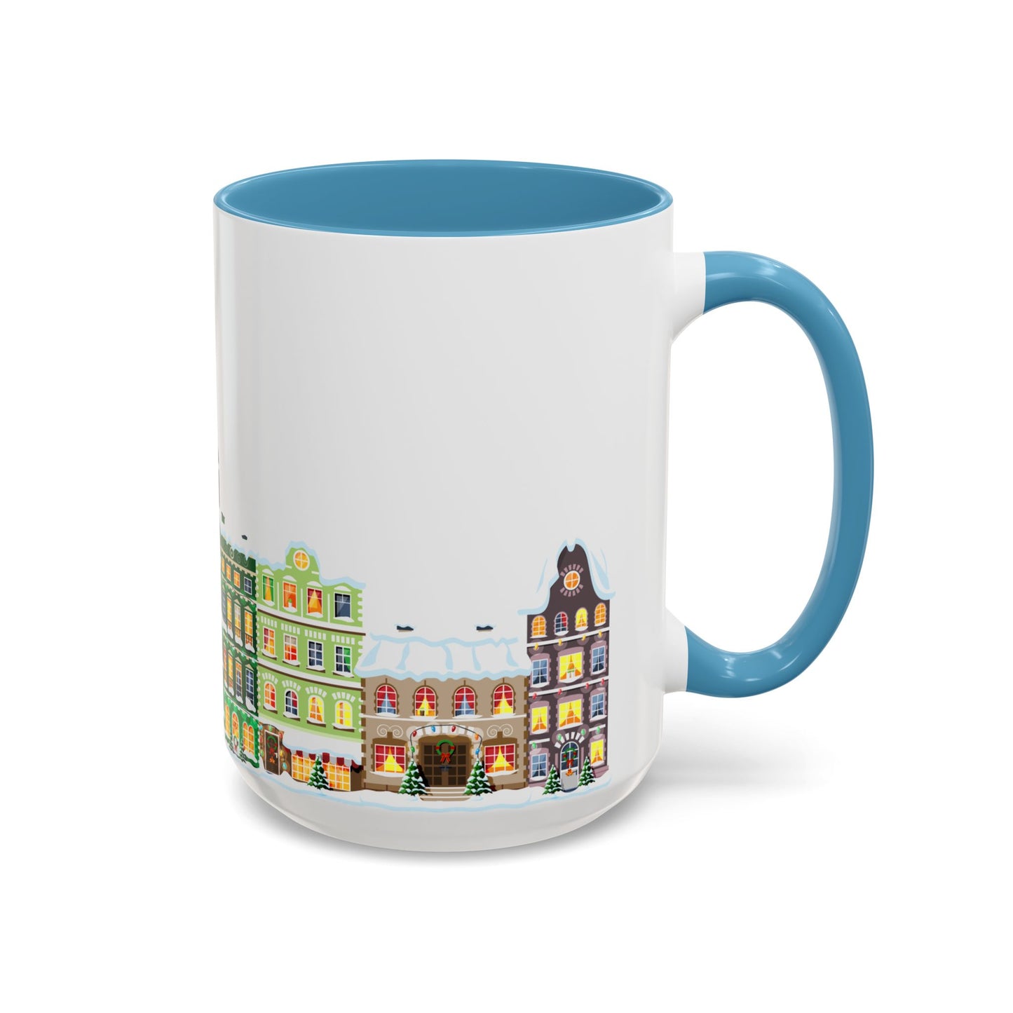 Christmas Houses - Accent Coffee Mug (11, 15oz) - 10438