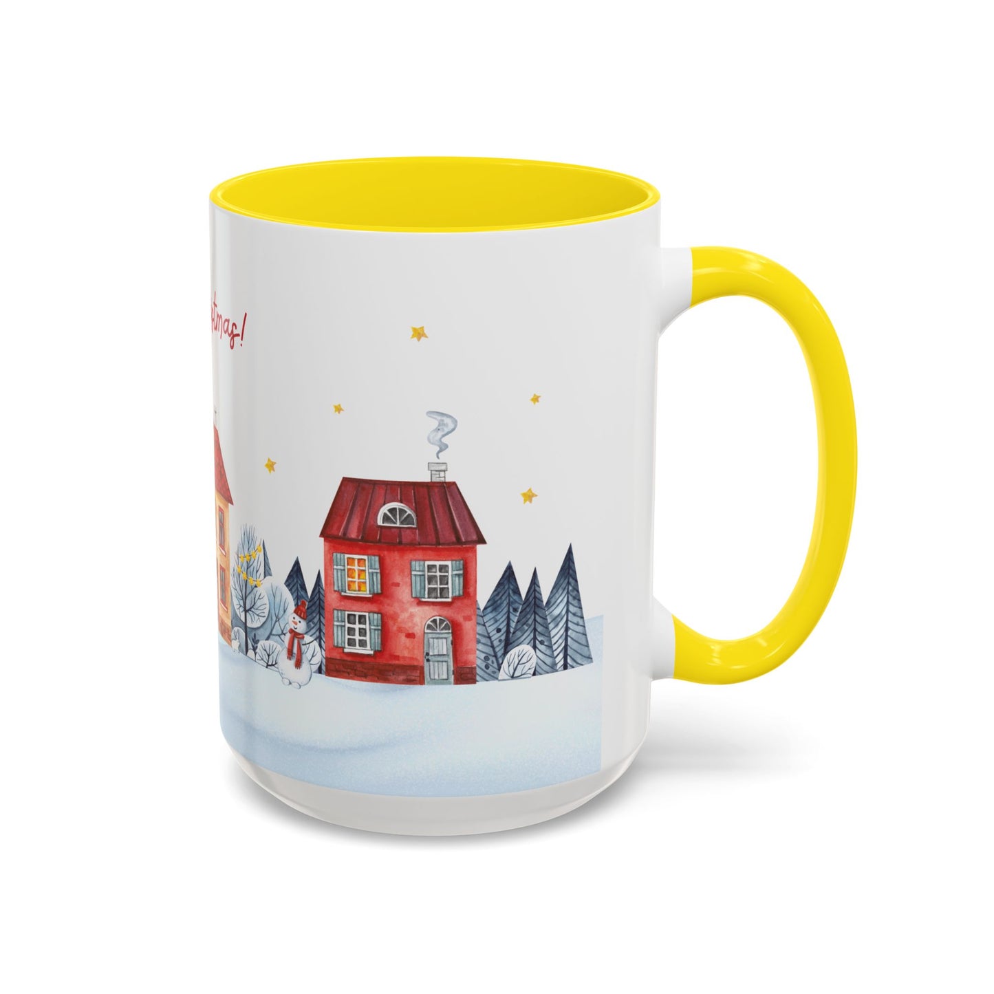 Merry Christmas, Holiday Vibe - Accent Coffee Mug (11, 15oz) - 11079