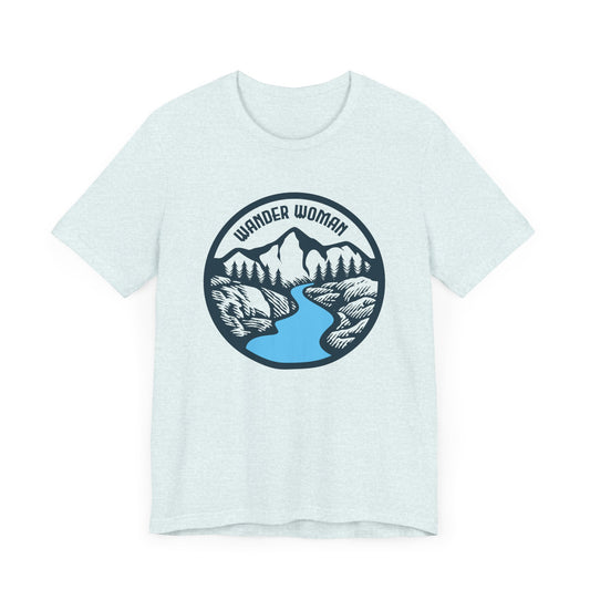 Camping: Wander Woman - Unisex Jersey Short Sleeve Tee - 12569
