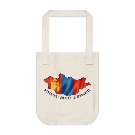 Adventure Awaits in Mongolia - Organic Canvas Tote Bag