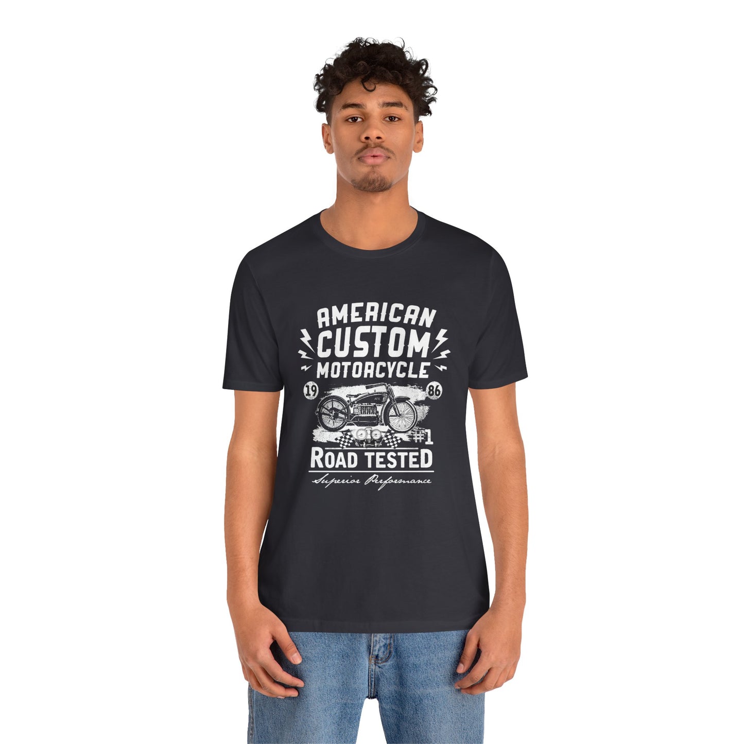 American Custom Motorcycle - Unisex Jersey Short Sleeve Tee