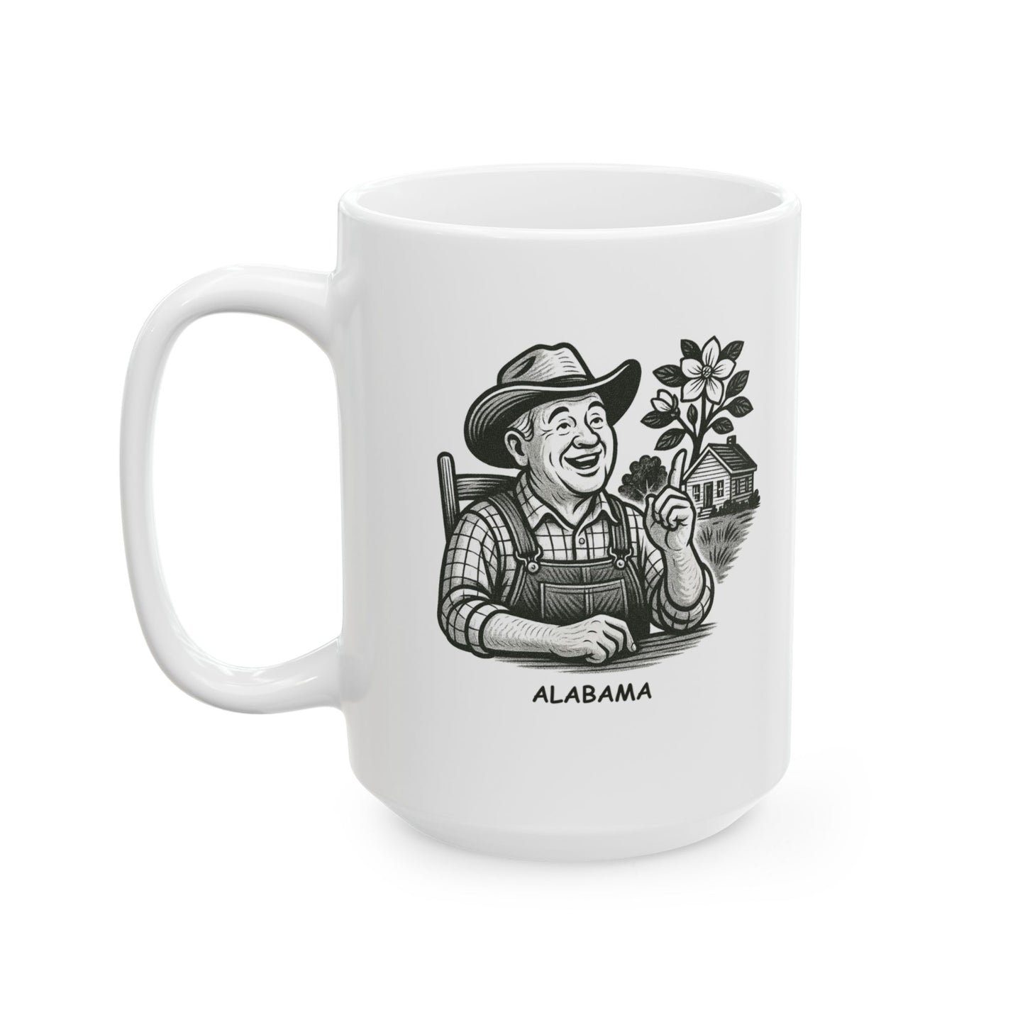 "In Alabama, we don’t do small talk, we do big stories." Ceramic Mug - 11oz & 15oz - 12791