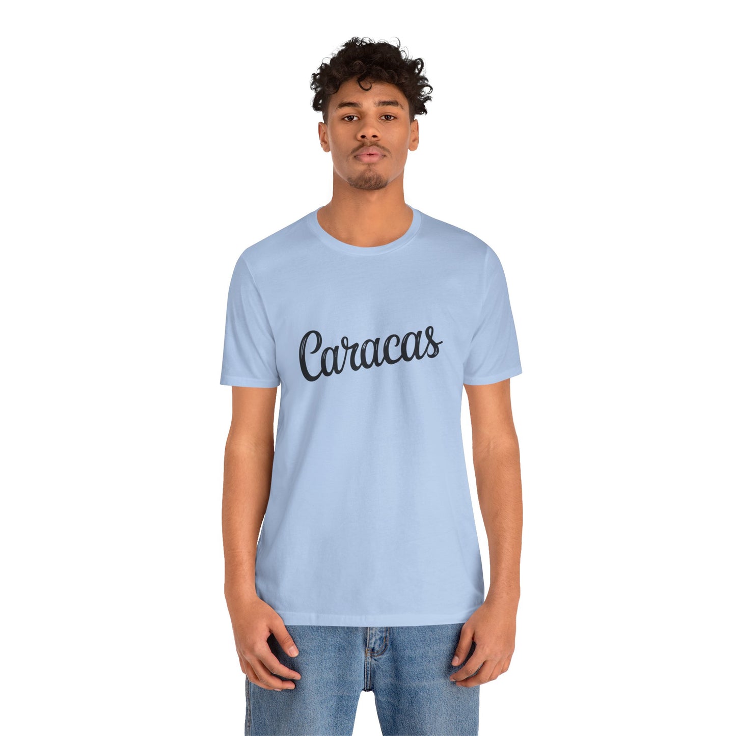 Caracas Unisex Jersey Short Sleeve Tee - Casual Graphic T-Shirt for Everyday Wear - 12270