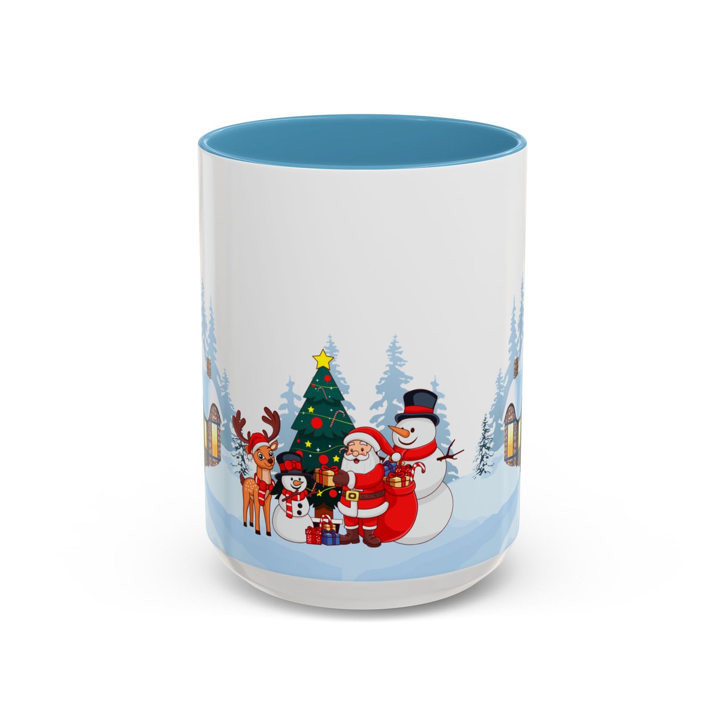 Outdoor Christmas Party - Accent Coffee Mug (11, 15oz) - 10454