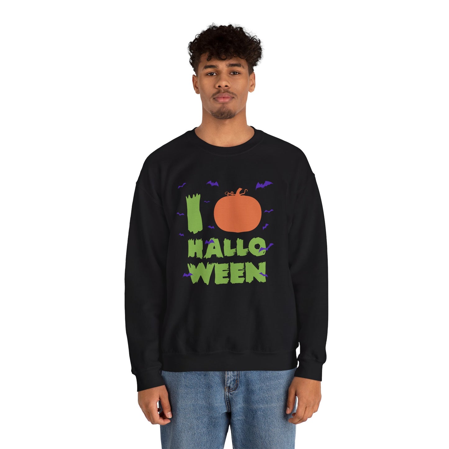 I Love Halloween - Unisex Heavy Blend™ Crewneck Sweatshirt - 13807
