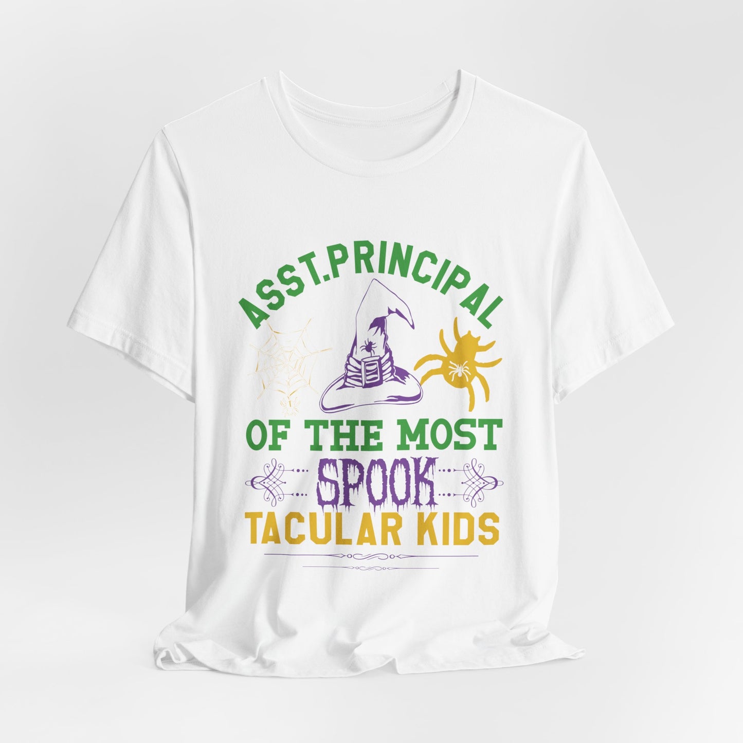 Asst. Principal of the Most Spook-Tacular Kids - Unisex Jersey Short Sleeve Tee