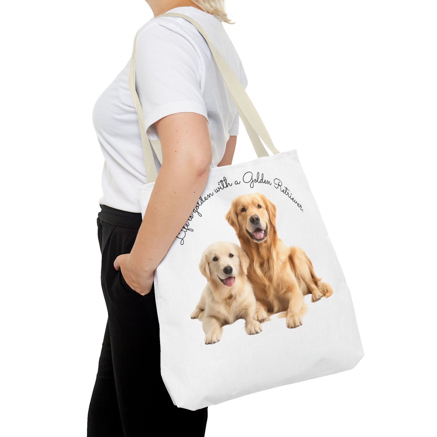 Life is Golden with a Golden Retriever - Tote Bag - 10464