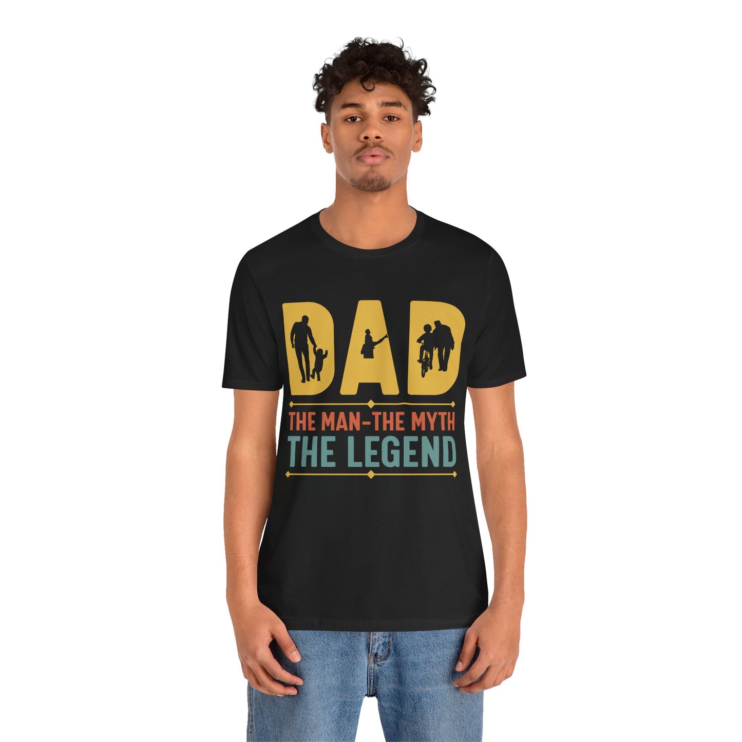 Dad, The Man, The Myth, The Legend - Unisex Jersey Short Sleeve Tee - 13728