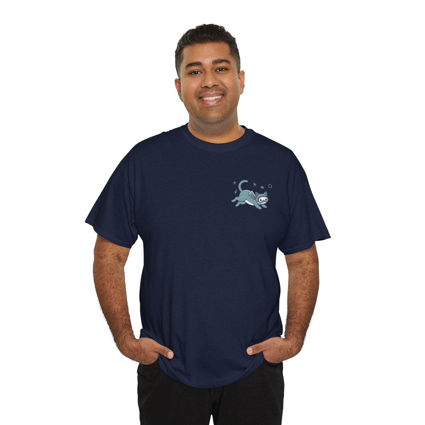 Sea Cats T-Shirt — Cute Underwater Cat Graphic Tee, Ocean Cat Lover Gift - 14869